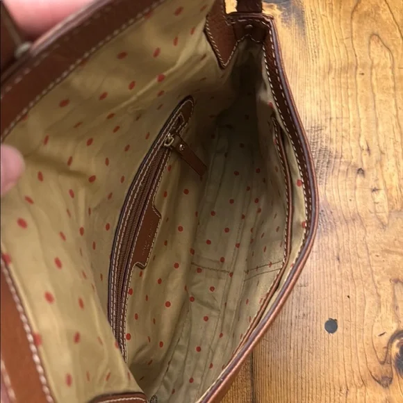 Kate Spade Tan Leather Shoulder Bag- great fall bag! - Picture 7 of 9